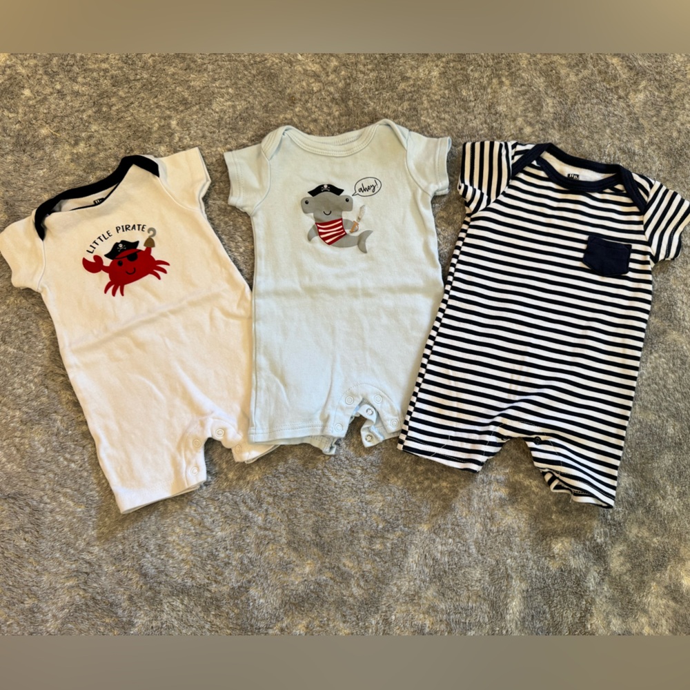 Baby Boy 3 Set Bundle Size 0-3 Months